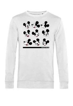 Disney Classic Mickey Mickey Expressions - Sweater - White -Disney 777b673c32894f99a14b2d6b4fd25b1c