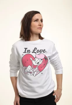 Disney Mickey Classic In Love Donald - Sweater - White -Disney 788e003a0d2d439f86120dfc68c3b2de scaled