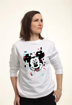 Disney Mickey Mouse Pixel Mickey - Sweater - White -Disney 78a192e745e249799ae8e52318d003ab scaled