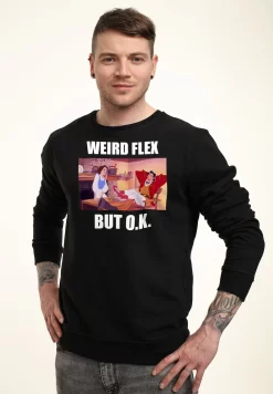 Disney Beauty & The Beast Gaston Weird Flex Meme - Sweater - Black -Disney 795f44a31d0045b6896af42dddd6d981
