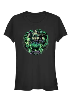Disney Villains Epitome Of Evil - T-Shirt Print - Black