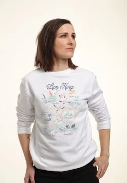 Disney The Lion King Map Of The World - Sweater - White -Disney 7d41e3b445d44f4e9727638844fdf669