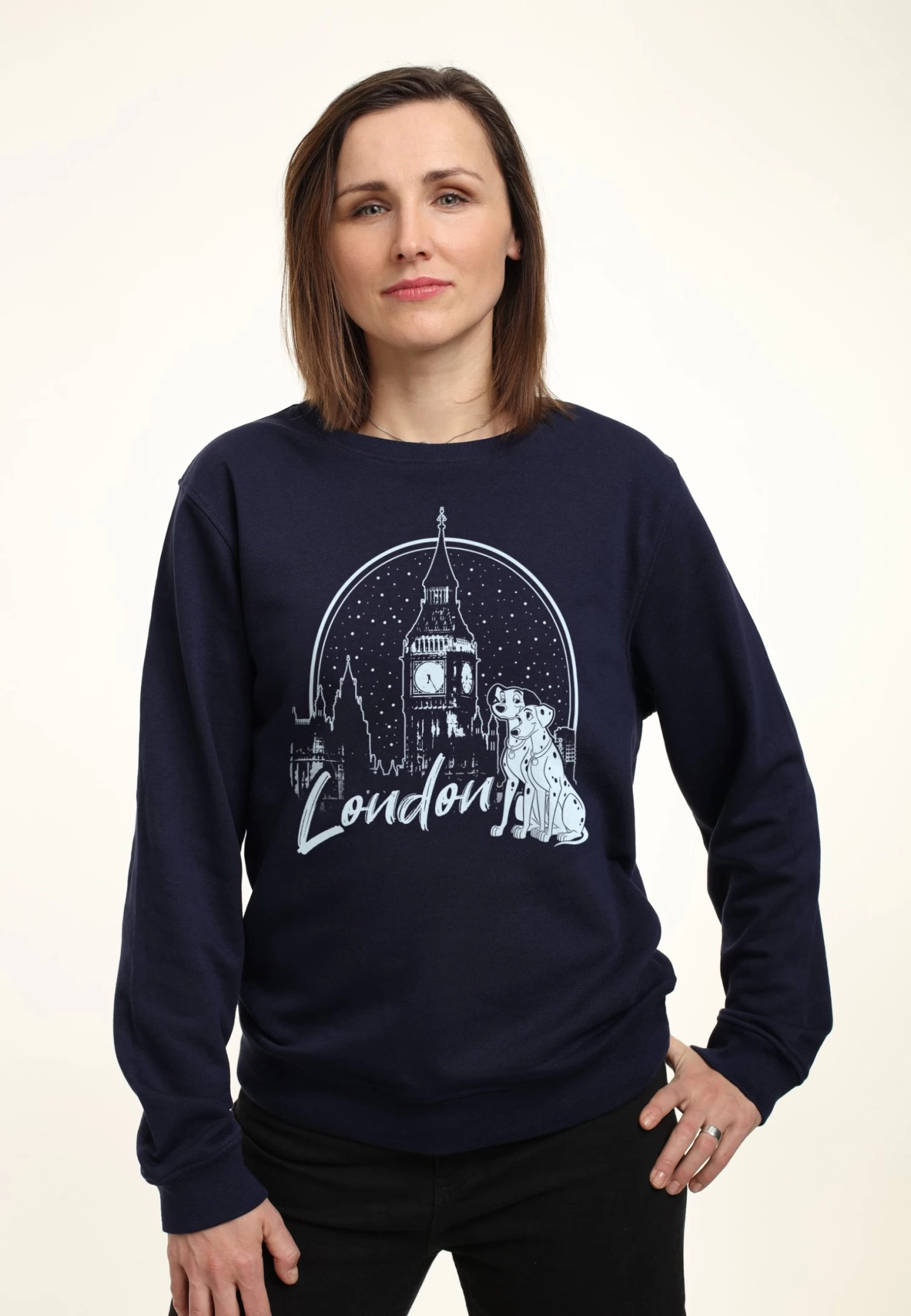 Disney 101 Dalmatians London Pups - Sweater - Navy Blue 1 Disney 101 Dalmatians London Pups - Sweater - Navy Blue