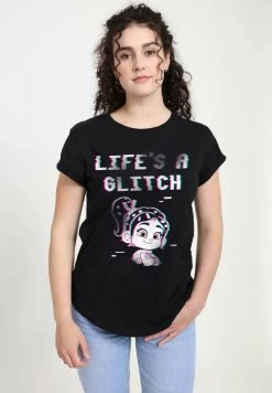 Disney Wreck-It Ralph 2 Glitch Life - T-Shirt Print - Black
