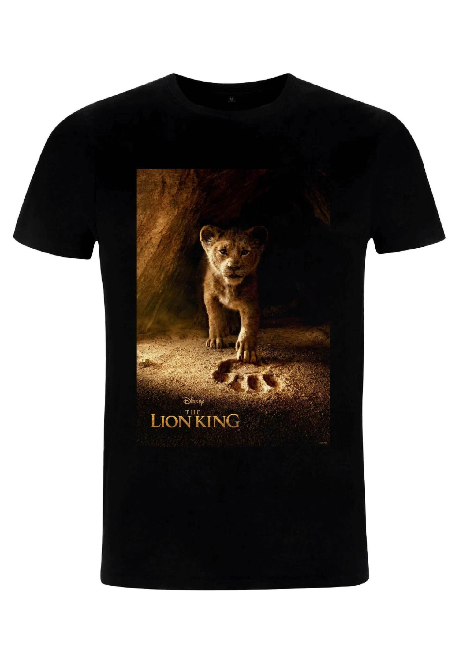 Disney Lion King Simba Poster - T-Shirt Print - Black 1 Disney Lion King Simba Poster - T-Shirt Print - Black