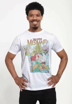 Disney The Little Mermaid Mermaid Cover Unisex - T-Shirt Print - White