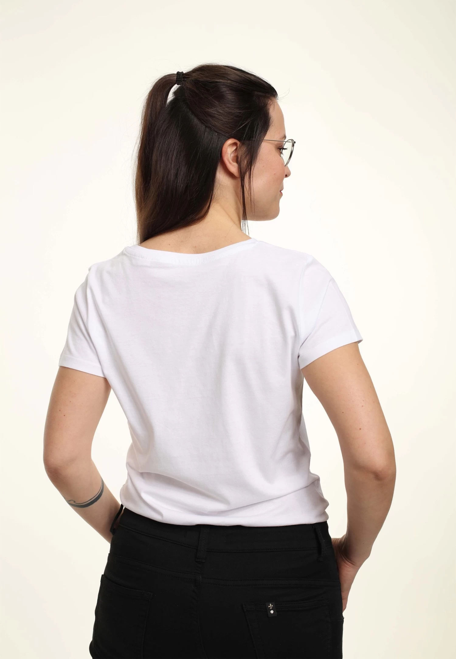 Disney Winnie The Pooh Eeyore Flowers - T-Shirt Print - White 2 Disney Winnie The Pooh Eeyore Flowers - T-Shirt Print - White - Afbeelding 2