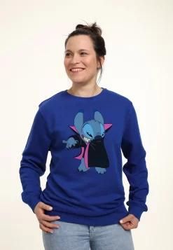 Disney Lilo & Stitch Vampire Stitch - Sweater - Royal Blue