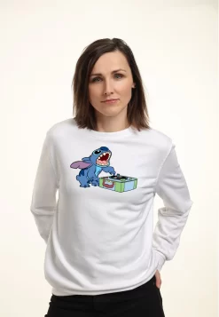 Disney Lilo & Stitch Dj Stitch - Sweater - White