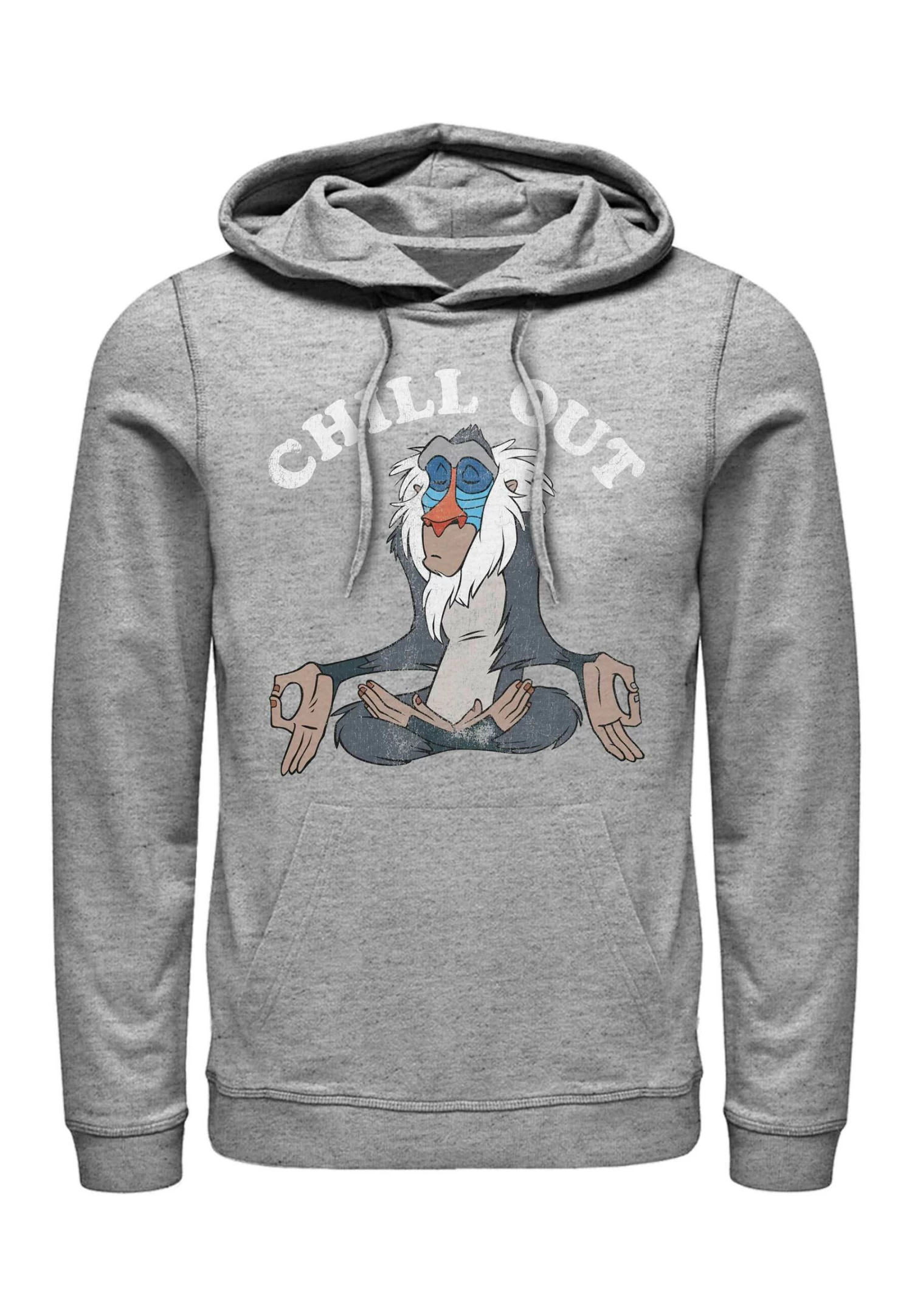 Disney Unisex Chill Out Hoodie - Hoodie - Melange Grey 1 Disney Unisex Chill Out Hoodie - Hoodie - Melange Grey