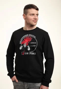 Disney Villains Relationship On Fire - Sweater - Black