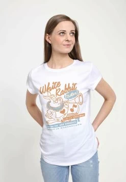 Disney Alice In Wonderland White Rabbit - T-Shirt Print - White -Disney 92888a735f2341d5b7c34bf7429ac7a0