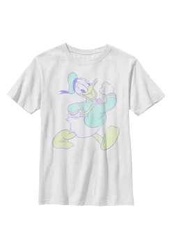 Disney Mickey Classic Neon Donald - T-Shirt Print - White