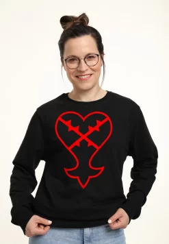 Disney Kingdom Hearts Heartless Symbol - Sweater - Black
