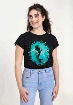 Disney The Little Mermaid Ariels Grotto - T-Shirt Print - Black -Disney 948e3c264e204d3ebf3ab389685388f3