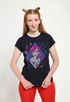 Disney The Little Mermaid 90S Ariel - T-Shirt Print - Navy Blue