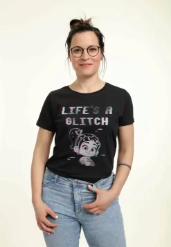 Disney Wreck It Ralph Glitch Life - T-Shirt Print - Black 8 Disney Wreck It Ralph Glitch Life - T-Shirt Print - Black -Disney 9de9cb0b6d484b558891e5a8d80a2040 scaled