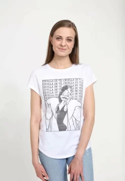 Disney 101 Dalmatians Cruella De Vil - T-Shirt Print - White