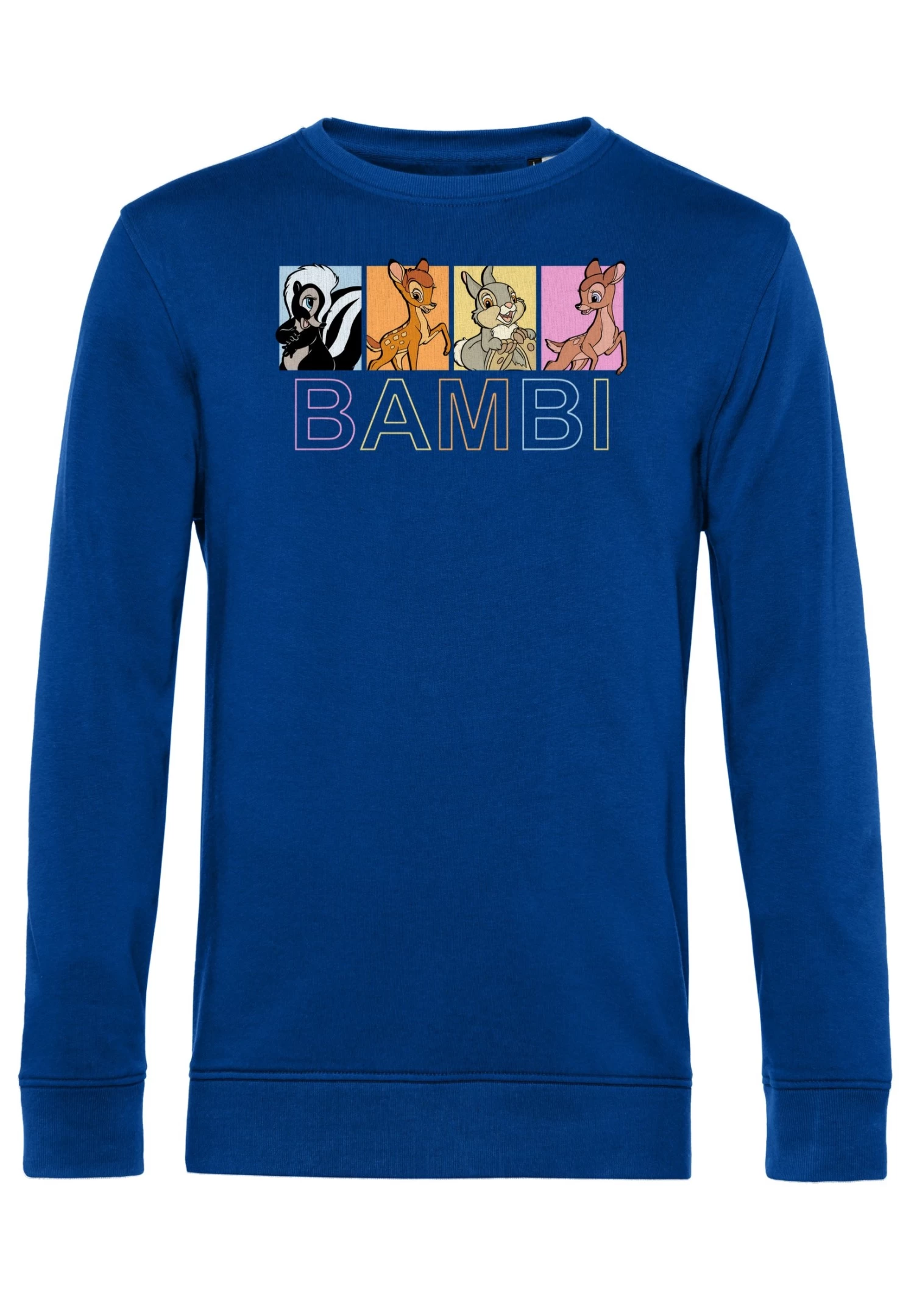 Disney Bambi Characters Box Up - Sweater - Royal Blue 4 Disney Bambi Characters Box Up - Sweater - Royal Blue - Afbeelding 4