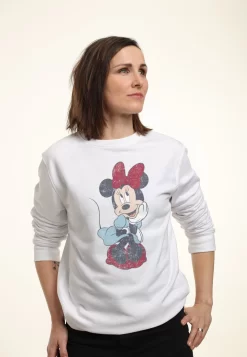 Disney Mickey Classic Simple Minnie Sit - Sweater - White -Disney a10e98e12ce148bfab40ac809b58693f scaled