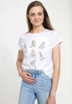 Disney Winnie The Pooh Winnie Poster - T-Shirt Print - White