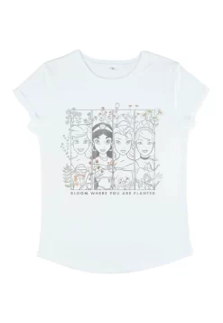 Disney Princesses Princesses Floral - T-Shirt Print - White 10 Disney Princesses Princesses Floral - T-Shirt Print - White -Disney ad559614db7b497e9f25862f7d845c4c scaled