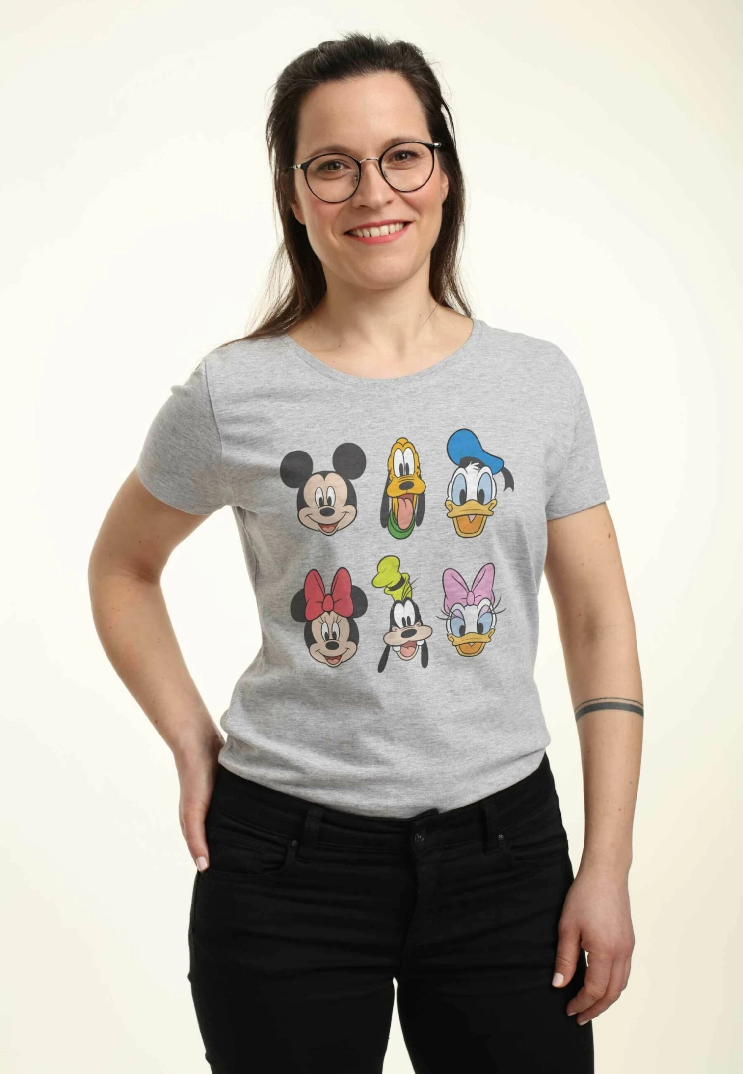 Disney Classic Mickey Always Trending Stack - T-Shirt Print - Heather Grey 4 Disney Classic Mickey Always Trending Stack - T-Shirt Print - Heather Grey - Afbeelding 4