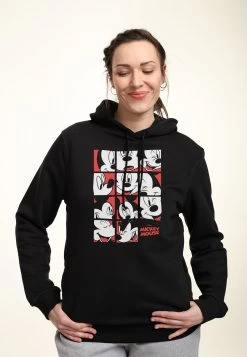Disney Classic Mickey Mouse Expression Grid - Hoodie - Black