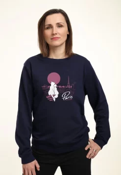 Disney The Aristocats Together In Paris - Sweater - Navy Blue