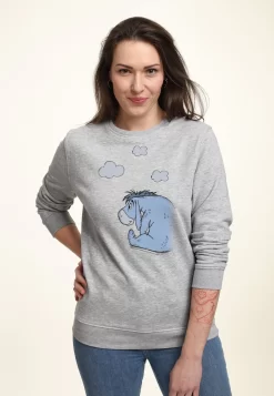 Disney Winnie The Pooh Cloudy Eeyore - Sweater - Heather Grey