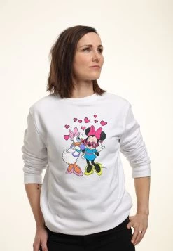 Disney Classic Mickey Just The Girls - Sweater - White -Disney b7959f1f95fb45bca290e40c6869bacb