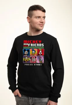 Disney Mickey Mouse Pixel Friends - Sweater - Black