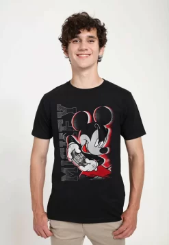 Disney Mickey Mouse Mickey Gamer Unisex - T-Shirt Print - Black