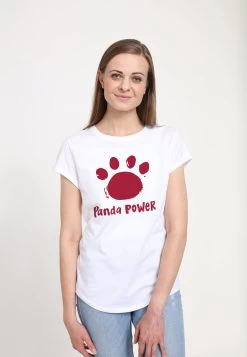 Disney Turning Red Panda Power - T-Shirt Print - White