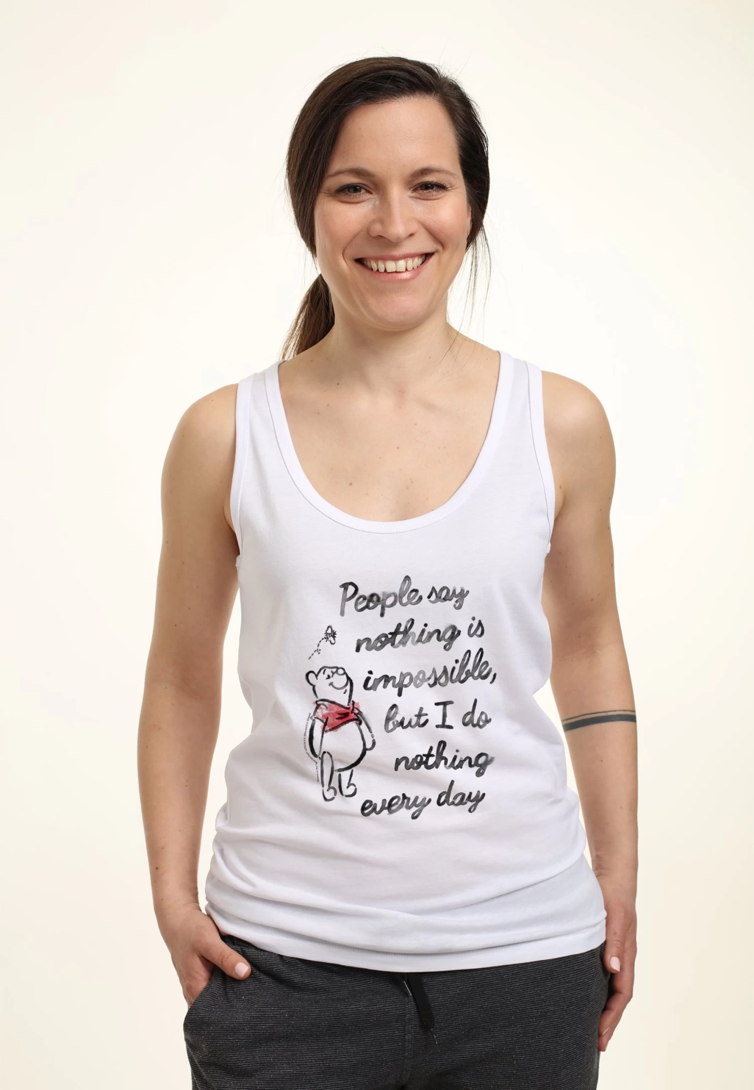 Disney Winnie The Pooh Impossible - Top - White 3 Disney Winnie The Pooh Impossible - Top - White - Afbeelding 3