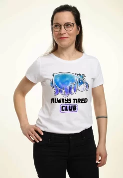 Disney Winnie The Pooh Eeyore Tired Club - T-Shirt Print - White -Disney c21d2737759f464890b9e252b017b8a0 scaled