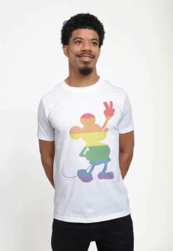 Disney Mickey Classic Love Is Love Pride Mickey Unisex - T-Shirt Print - White -Disney c304b3de8d424332a26064432a92ae37 scaled