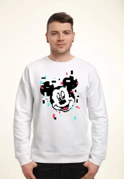 Disney Mickey Mouse Pixel Mickey - Sweater - White