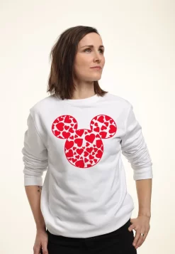 Disney Classic Mickey Mickey Hearts Fill - Sweater - White -Disney c3b87d5708d546feb521214bd9305d05 scaled