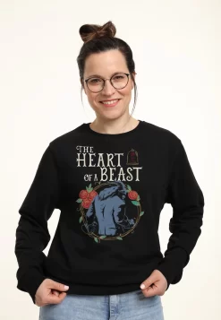Disney The Beauty And The Beast Heart Of A Beast - Sweater - Black