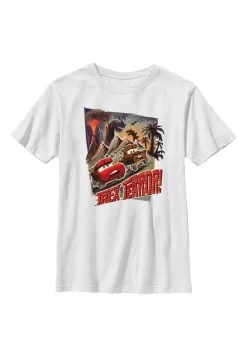 Disney Cars-Cars 2 Trex Terror - T-Shirt Print - White