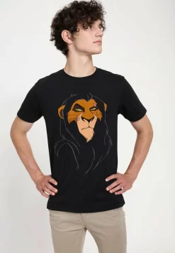 Disney The Lion King Big Face Scar Unisex - T-Shirt Print - Black -Disney c8d48a5fe5494eec8b72e0ff7717bbef
