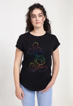 Disney Mickey Mouse Big Pride - T-Shirt Print - Black