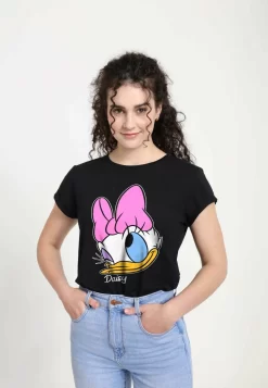 Disney Mickey Classic Daisy Big Face - T-Shirt Print - Black -Disney ca40be08a8f54452b947d9e636e887b5 scaled