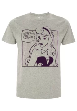 Disney Sleeping Beauty Aurora Comic Unisex - T-Shirt Print - Melange Grey -Disney cebfc296d8d24455a8a444b4e9c06bb6 scaled