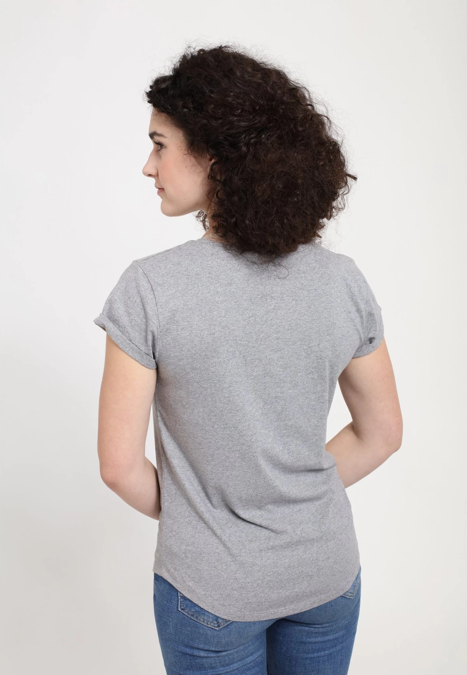 Disney Winnie The Pooh Eeyore Tired Club - T-Shirt Print - Melange Grey 2 Disney Winnie The Pooh Eeyore Tired Club - T-Shirt Print - Melange Grey - Afbeelding 2