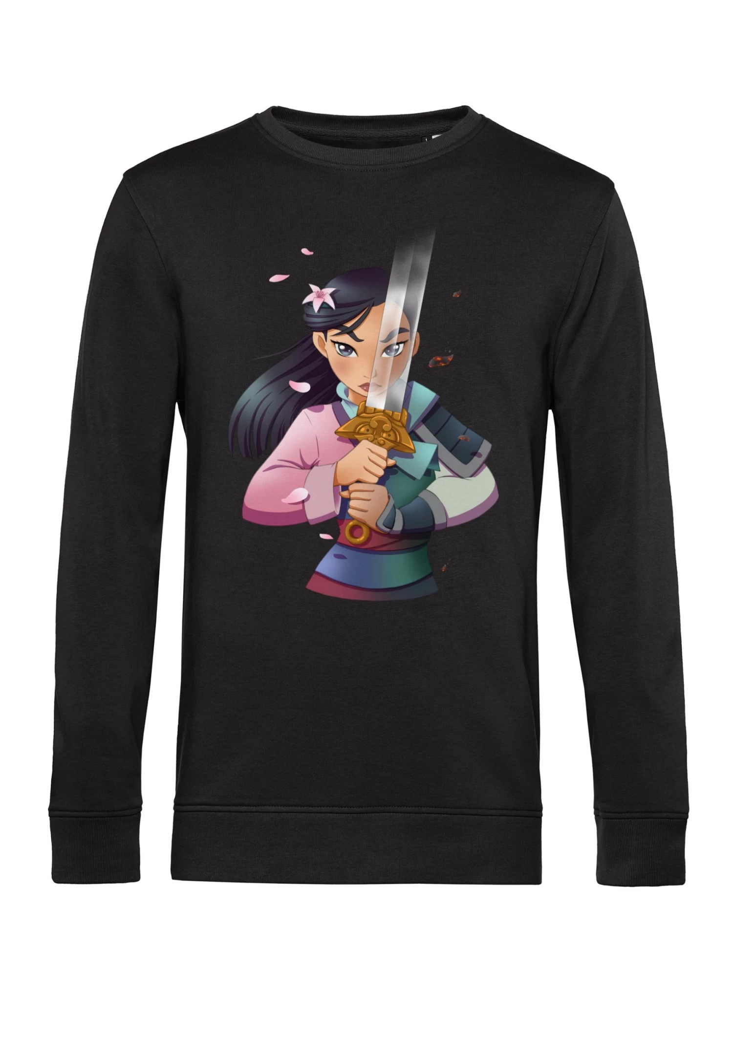 Disney Anime Mulan - Sweater - Black 4 Disney Anime Mulan - Sweater - Black - Afbeelding 4