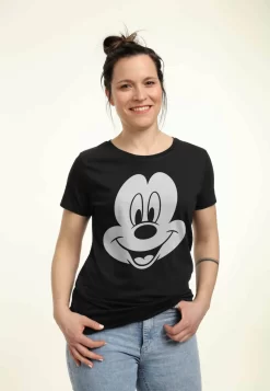 Disney Classic Mickey Big Face Mickey - T-Shirt Print - Black -Disney d61e9ebf690247d7a203ba2e18202d7c scaled