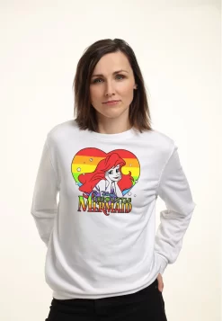 Disney The Little Mermaid Rainbow Ariel - Sweater - White