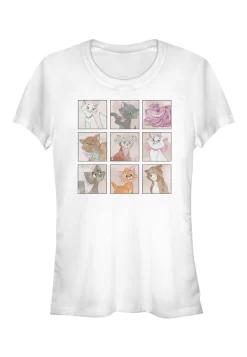 Mickey And Friends Disney Kitties - T-Shirt Print - White